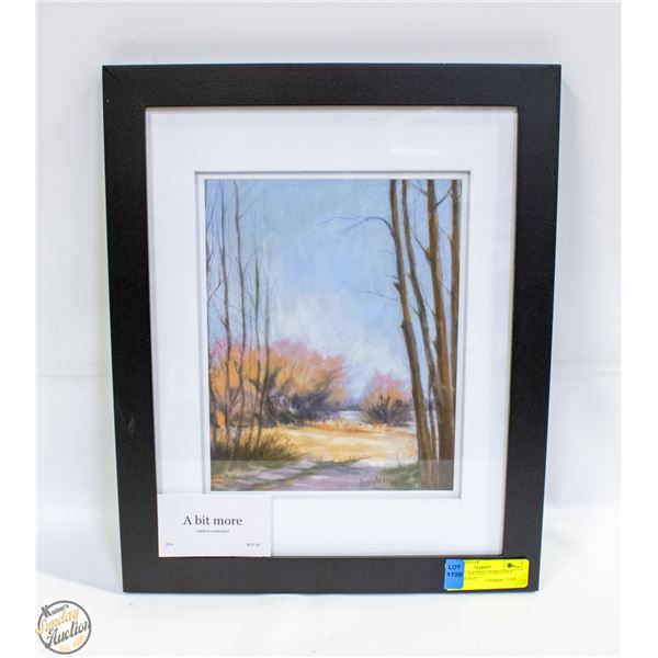 FRAMED + MATTED TERRALEEN ARTIST SIGNED