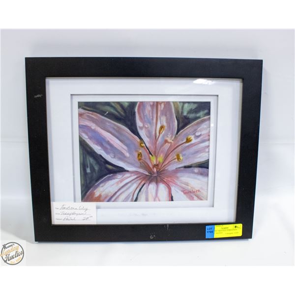 FRAMED + MATTED TERRALEEN ARTIST SIGNED