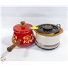 Image 1 : VINTAGE FONDUE STYLE COOKING POT +