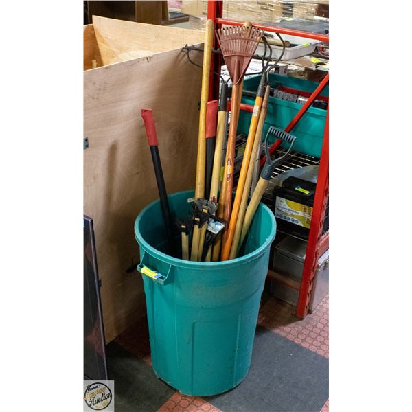 LOT OF YARD TOOLS