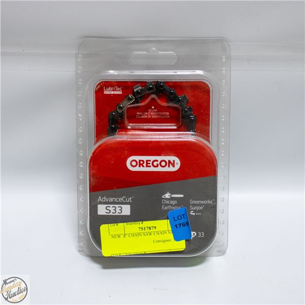 NEW  8" CHAIN SAW CHAIN S33