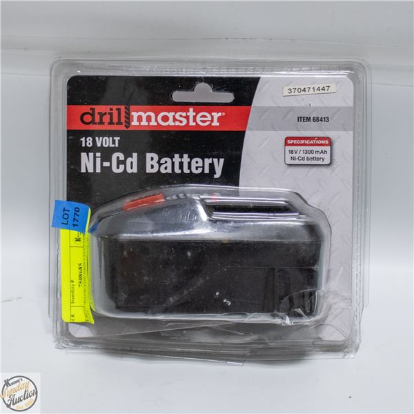 NEW IN PACKAGE DRILLMASTER NI-CD