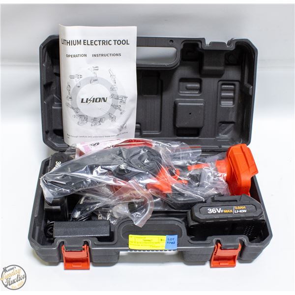 NEW IN BOX CORDLESS MINI CHAINSAW WITH FAST 2