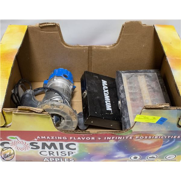 MASTERCRAFT ROUTER WITH BITS