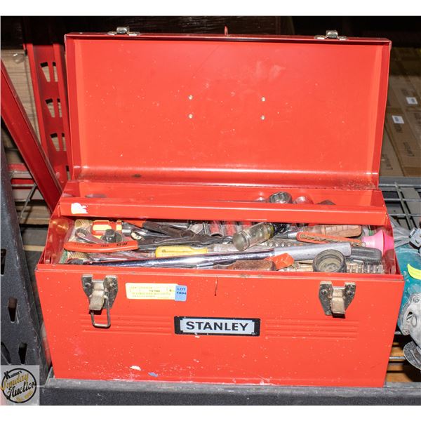 20" LARGE TOOL BOX LOTS OF TOOLS INCLUDED