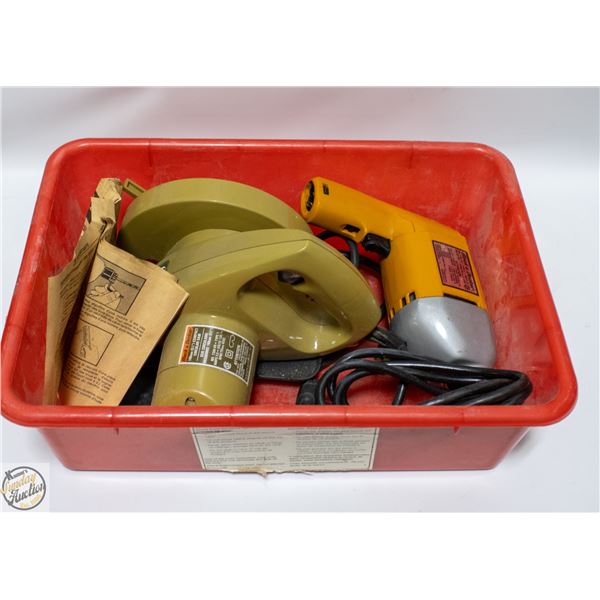 VINTAGE BLACK & DECKER POWER TOOLS