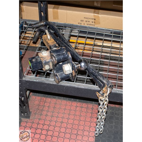 HD TOWING HITCH WITH 2 SWAY BARS