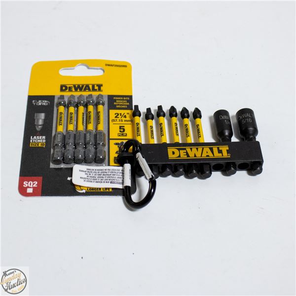 2PKS OF DEWALT IMPACT NUT DRIVER +
