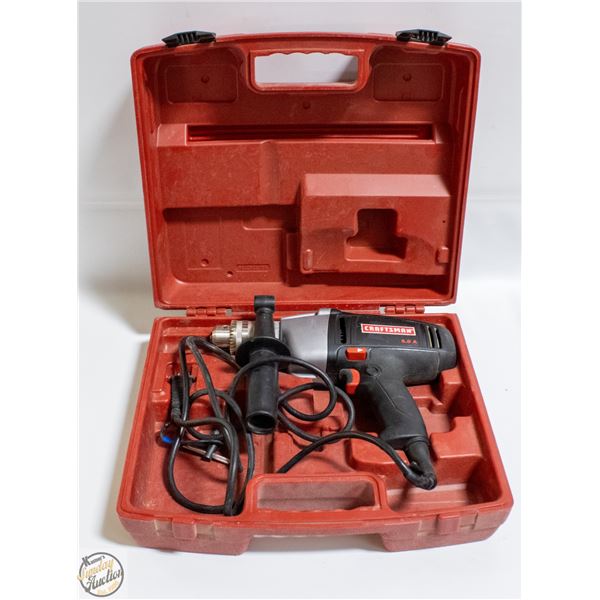 RED HARD CASED CRAFTSMAN 1/2" DRILL