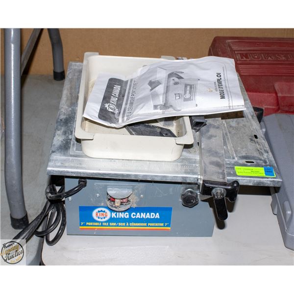 KING CANADA PORTABLE TILE SAW