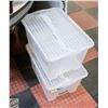 Image 1 : 2PK TOTES 45L, LOCKING LIDS