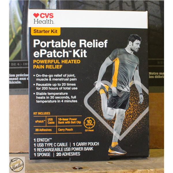 CVS HEALTH STARTER KIT PORTABLE RELIEF EPATCH KIT