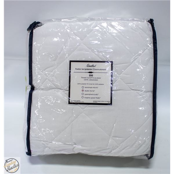 100% COTTON DOUBLE MATTRESS COVER
