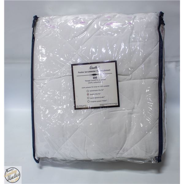 100% COTTON DOUBLE MATTRESS COVER