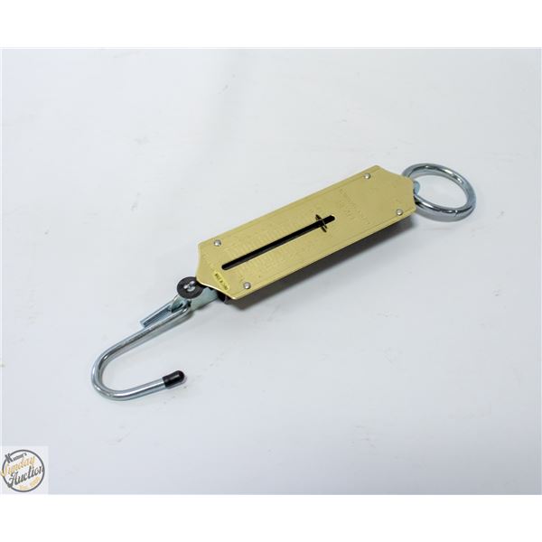 BRASS 50 POUND FISH SCALE