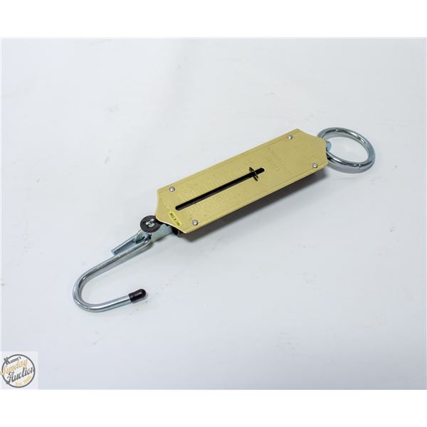 BRASS 50 POUND FISH SCALE
