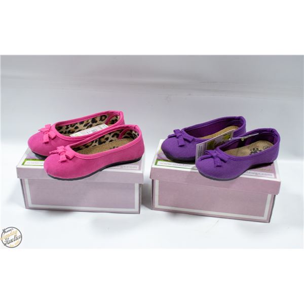 DAWGS BALLET STYLE GIRLS DRESS SHOES SZS 6&7