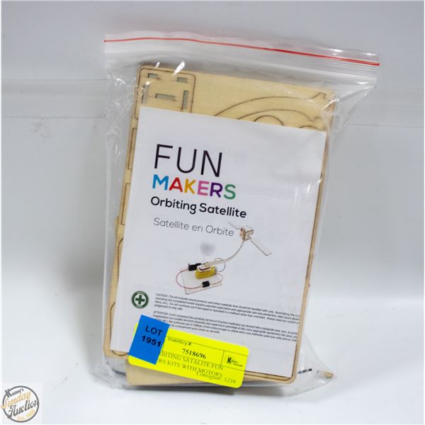 ORBITING SATALITE FUN MAKERS KIT WITH MOTOR
