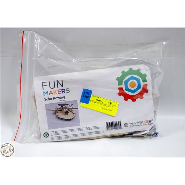 SOLAR ROW BOAT MAKING KIT