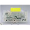 Image 2 : CANADA TWENTY DOLLAR BILL 1991 S/N 0446746