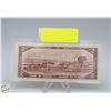 Image 2 : CANADA TWO DOLLAR BILL 1954 S/N 0566558