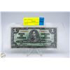 Image 1 : CANADA ONE DOLLAR BILL 1937 S/N 8689629