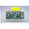 Image 2 : CANADA ONE DOLLAR BILL 1937 S/N 8689629