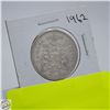 Image 2 : 1962 CANADA SILVER 50 CENT COIN