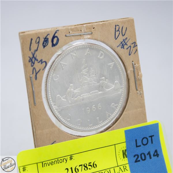 1966 CANADA SILVER DOLLAR