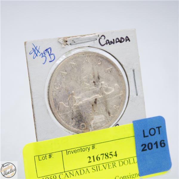 1959 CANADA SILVER DOLLAR