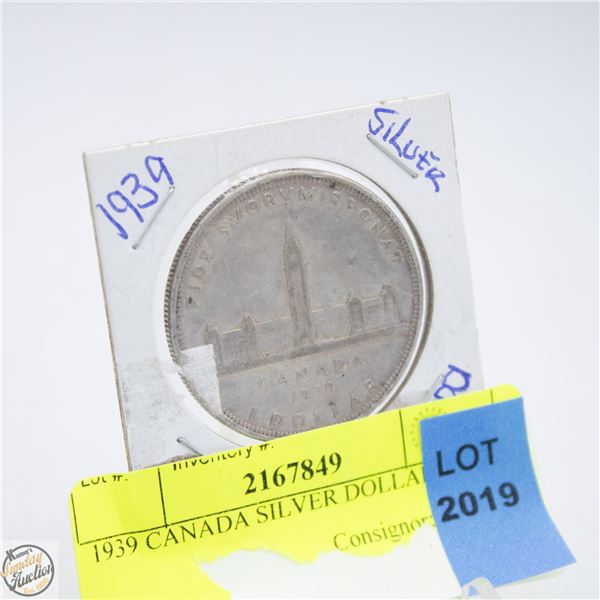 1939 CANADA SILVER DOLLAR