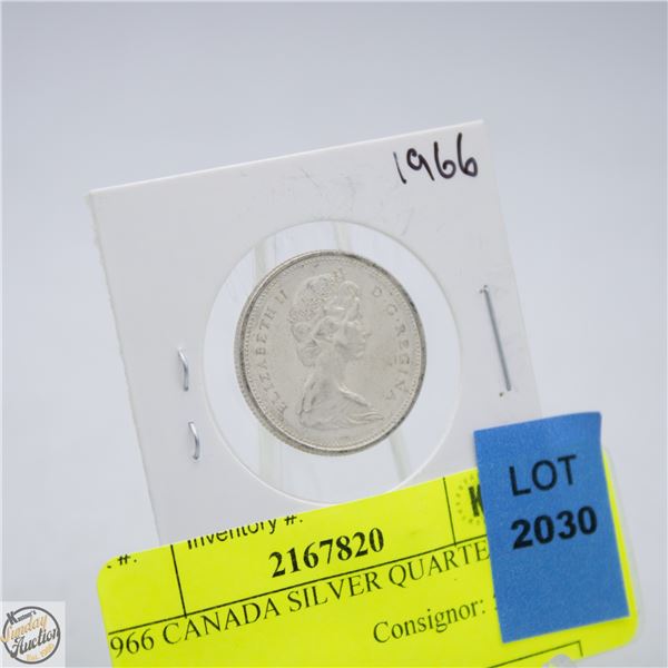 1966 CANADA SILVER QUARTER