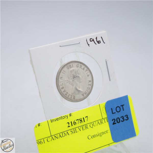 1961 CANADA SILVER QUARTER