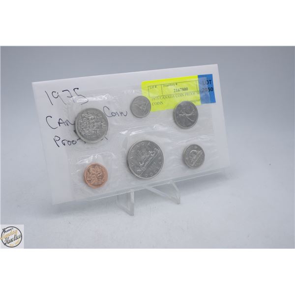 1975 CANADA COIN PROOF SET 6 COINS