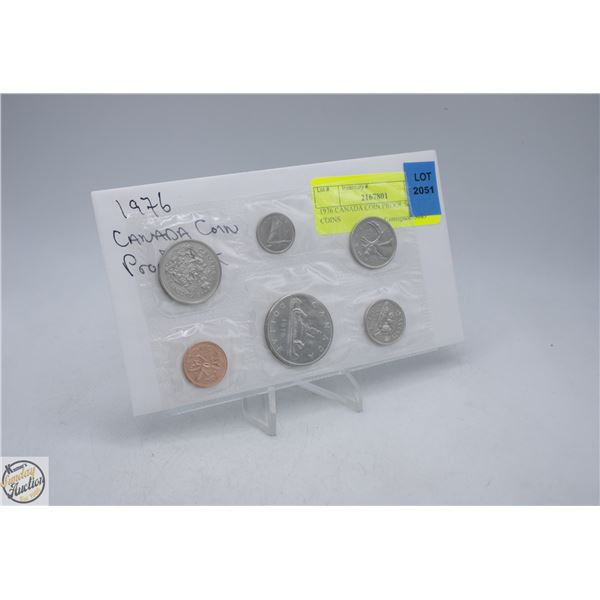 1976 CANADA COIN PROOF SET 6 COINS