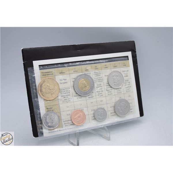 2005 CANADA COIN PROOF SET 7 COINS LOONIE &