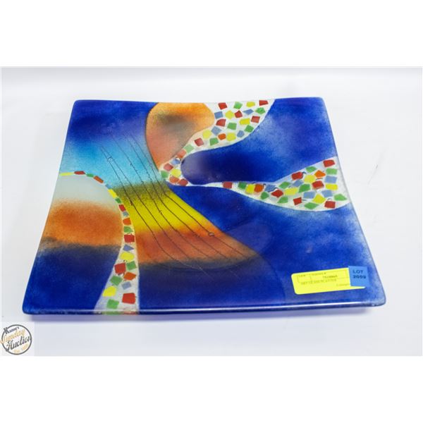 ART GLASS PLATTER