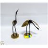 Image 1 : BRASS CRANES SET OF 2