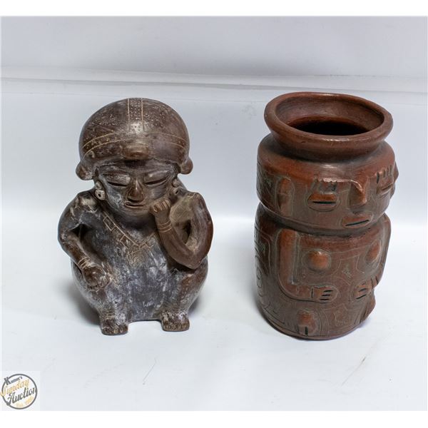 PRE-COLUMBIAN POTTERY FIGURE