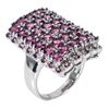 Image 1 : Natural Rhodolite Garnet Ring