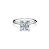 Image 1 : Gold & Lab Princess Diamond 2 Cts Ring - E/VVS