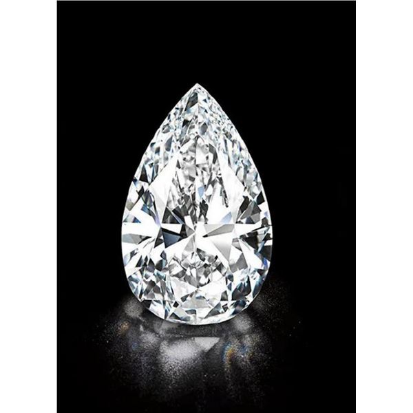 Lab Pear Shape Diamond 5.00 Cts - E/VVS