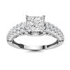 Image 1 : Gold & Brilliant White Diamond 4.12 Cts Ring - E/VVS