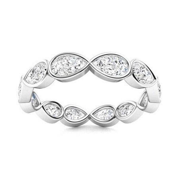 Gold & White Diamond 5.00 Cts Eternity Ring