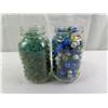 Image 1 : 2 Jars of Marbles