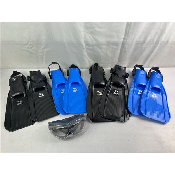 4 Pairs of Flippers