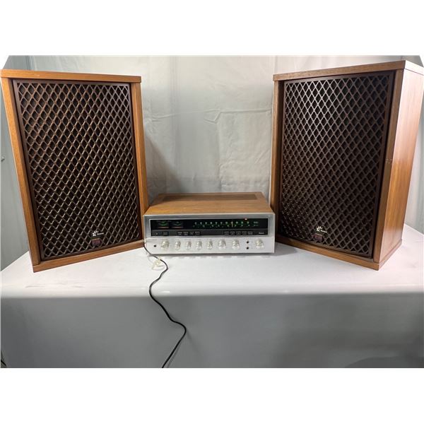 2 Vintage Sansui SP1200 speakers & Reciever
