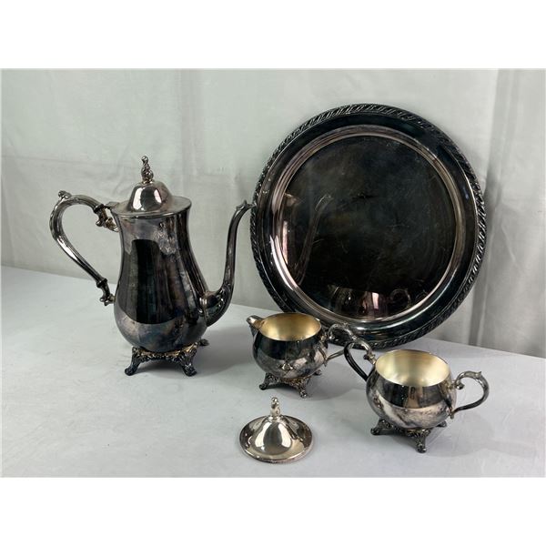 5 Piece Oneida Silver Tea Set