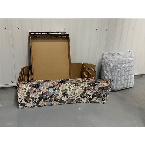 4 Cardboard Flower Storage Boxes with Lids and 100 - Organza Thank You Bags