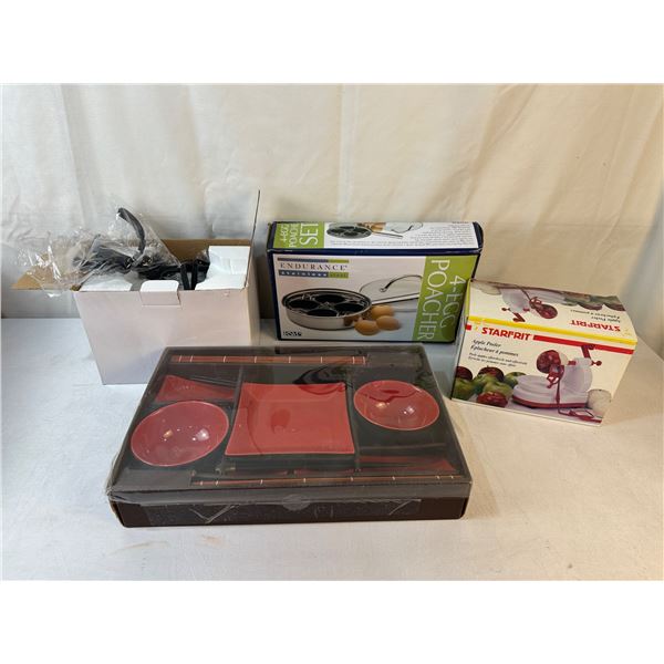 Waffle Maker / Apple Peeler /Egg Poacher & More - New in Box